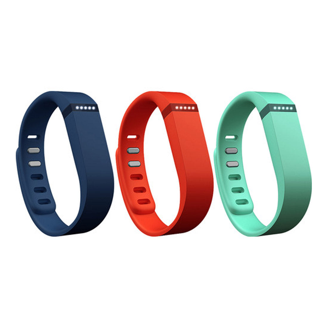 Fitbit Flex Wrist Band Small FB401BTNTS - Navy- Teal and Tangerine
