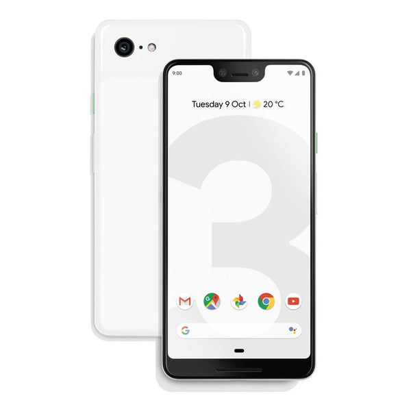 Google Pixel 3 XL (6.3"- 12.2 MP Camera 64GB/4GB RAM  Global Version) - Clearly White