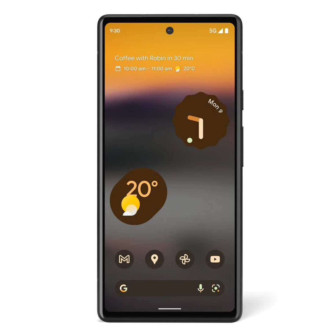 Google Pixel 6a 5G (128GB/6GB RAM  6.1 inches) - Charcoal