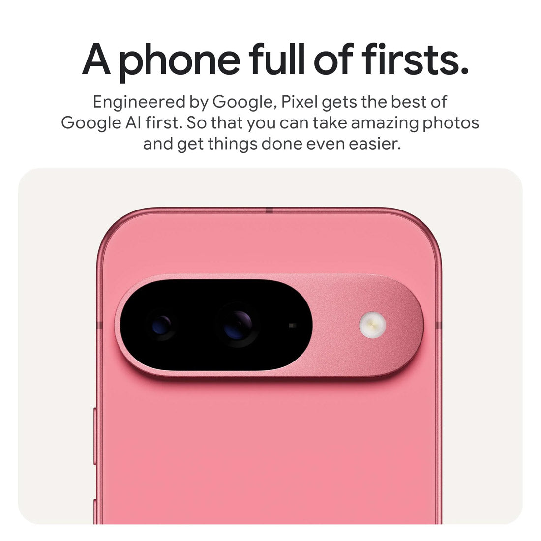 Google Pixel 9 5G (Dual Sim, 128GB/12GB, 6.3'') - Peony
