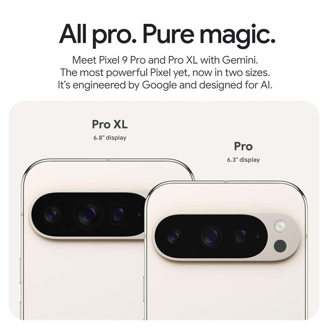 Google Pixel 9 Pro XL 5G (Dual Sim, 256GB/16GB, 6.8'') - Hazel