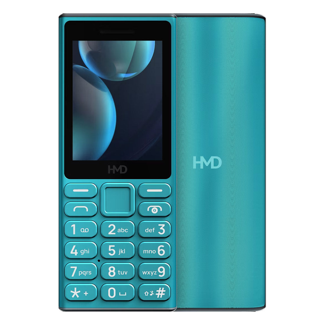 HMD 105 4G (Dual Sim, 128MB, Keypad Phone) - Cyan Image