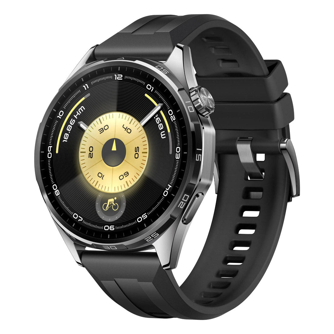 Huawei Watch GT 6 46mm w/ Black Fluoroelastomer Strap