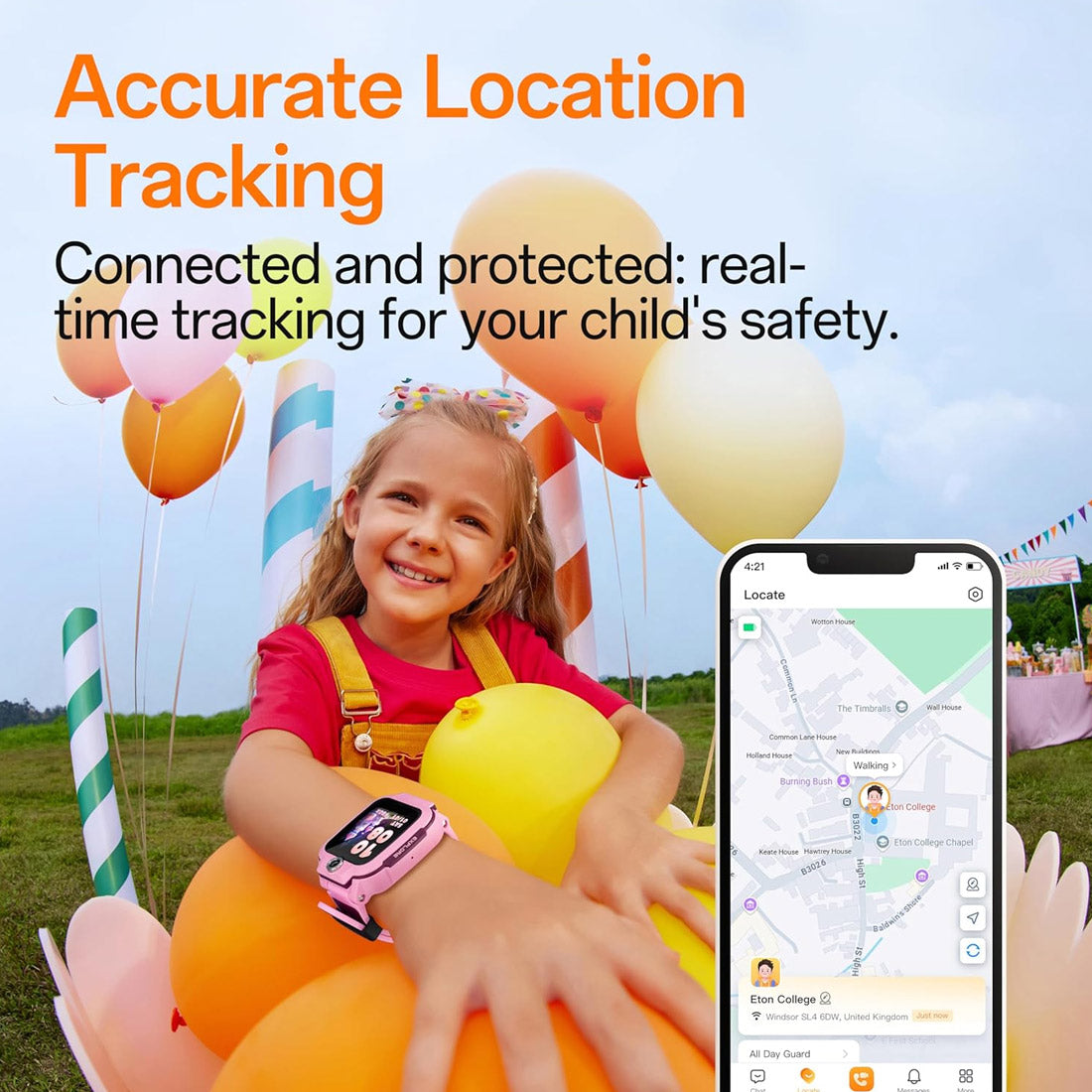 imoo Z3 4G Kids Smart Watch (1.5'', 8GB/256MB) - Pink