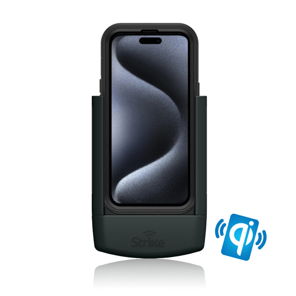iPhone 15 Pro Wireless Charging Car Mount for OtterBox Defender Case