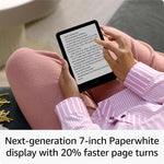 Kindle Paperwhite 12th Gen 7" Signature Edition (32GB) - Metallic Black