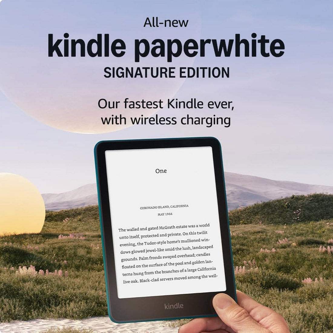 Kindle Paperwhite 12th Gen 7" Signature Edition (32GB) - Metallic Black