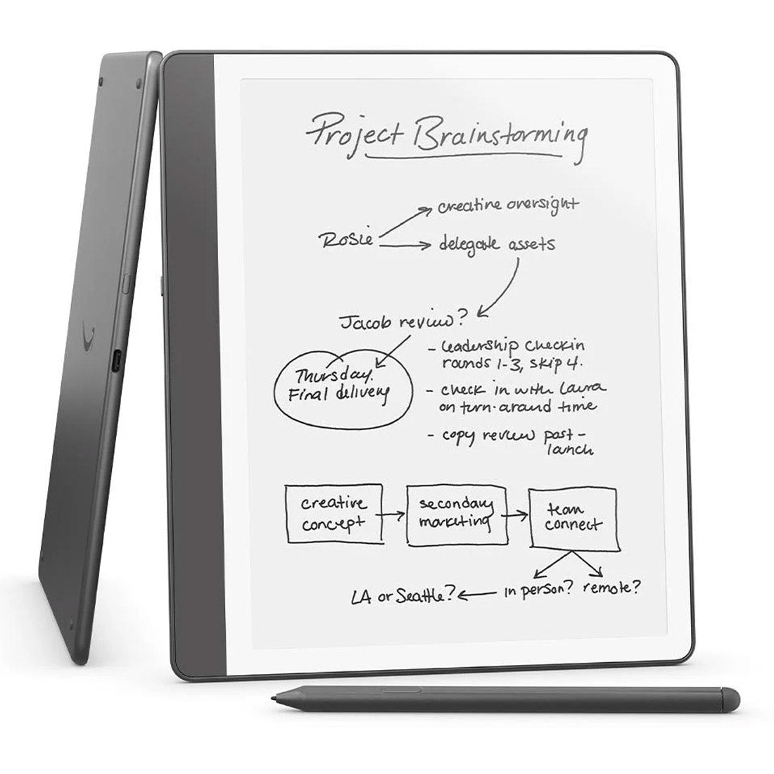 Kindle Scribe 16GB with Premium Pen (2024) - Tungsten Grey