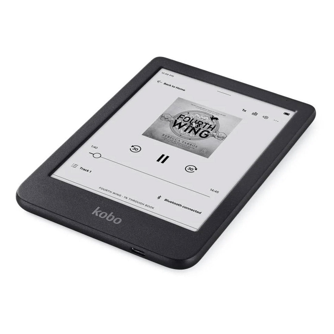 Kobo Clara Black and White e-Book Reader - Black