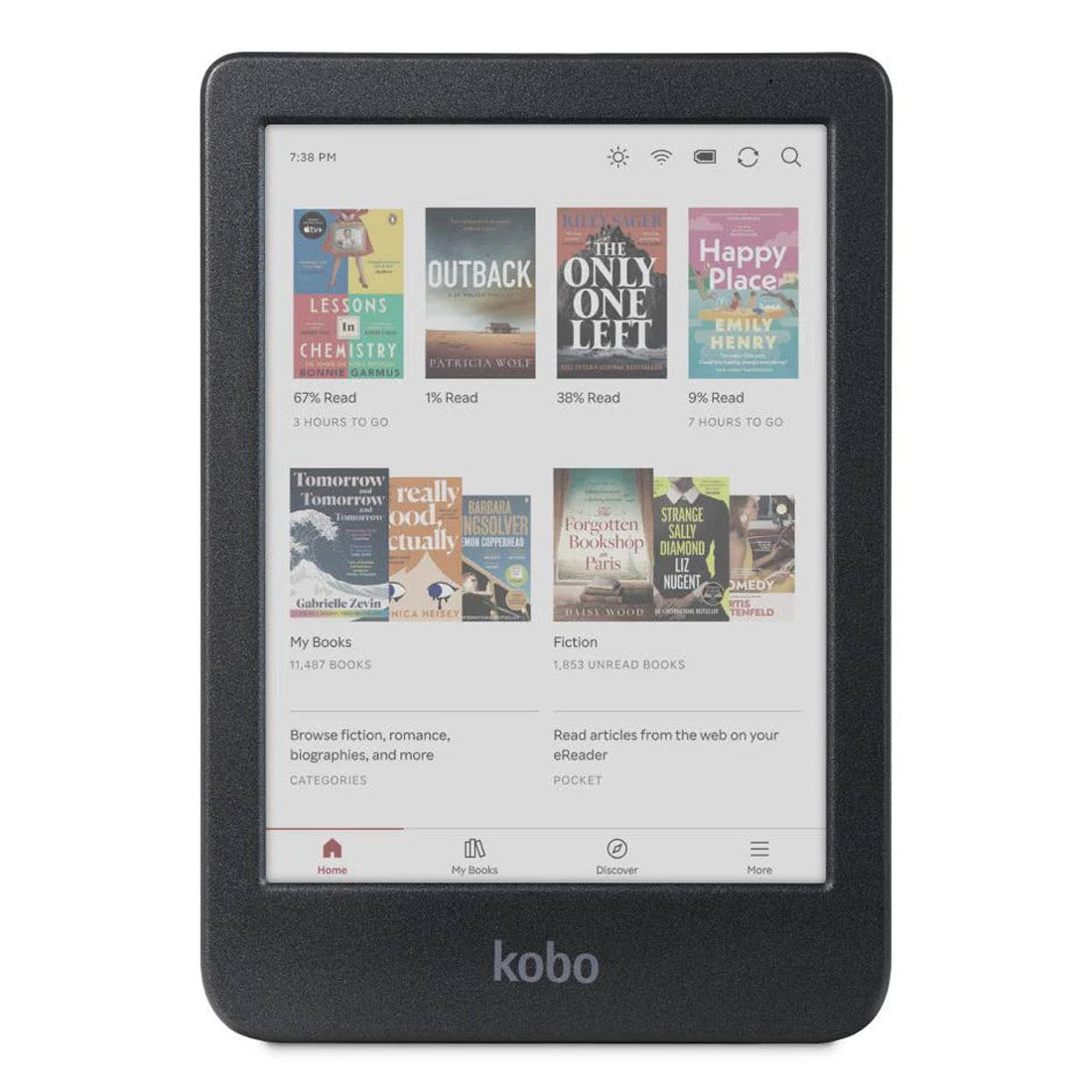 Kobo Clara Colour e-Book Reader (6'', 16GB, N367-KU) - Black
