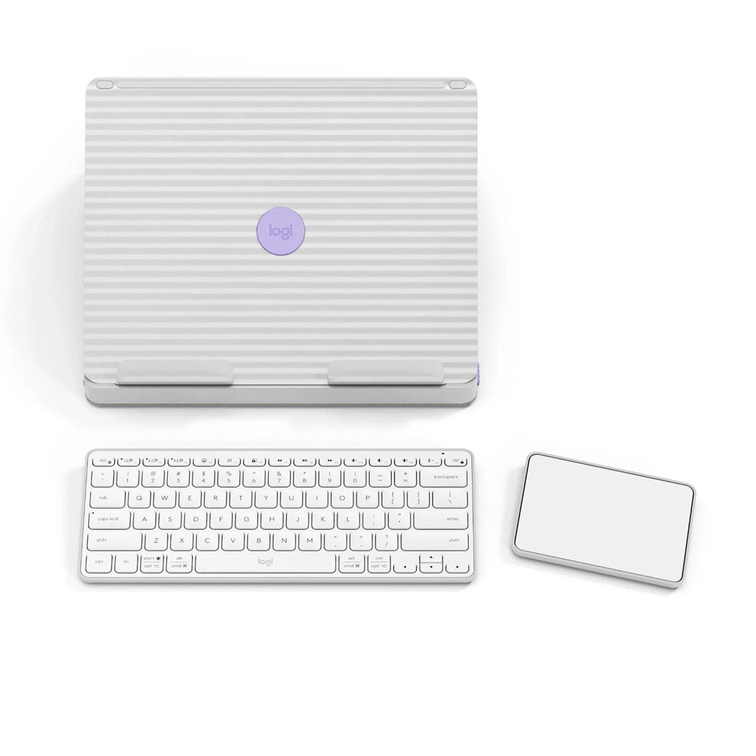 Logitech Casa Pop-Up Desk w/ Keyboard & Touchpad  - Nordic Calm