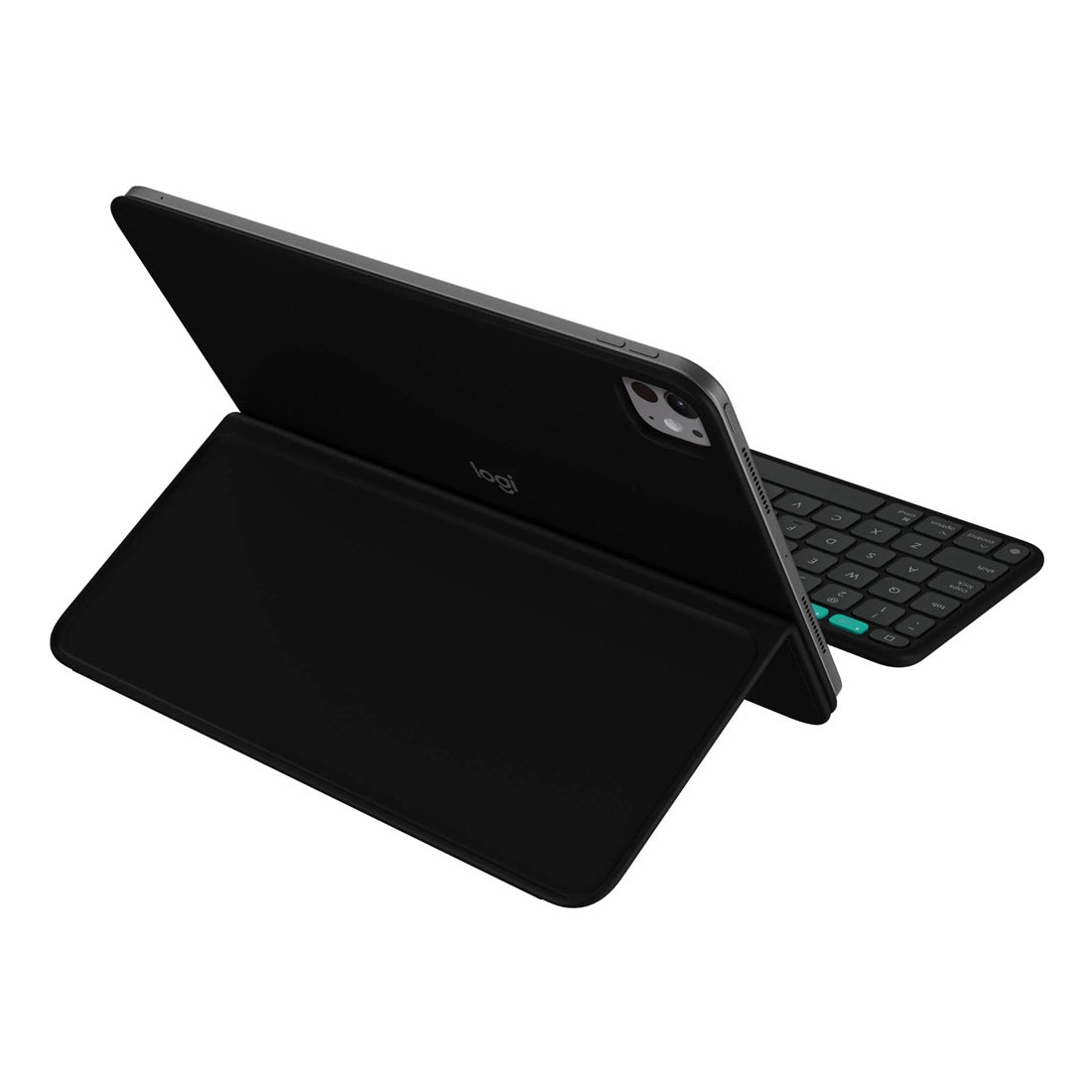 Logitech Flip Folio w/ Bluetooth Keyboard for iPad Pro 11" M4/M5 & Air 11" & Air 5th Gen 920-013409 - Graphite