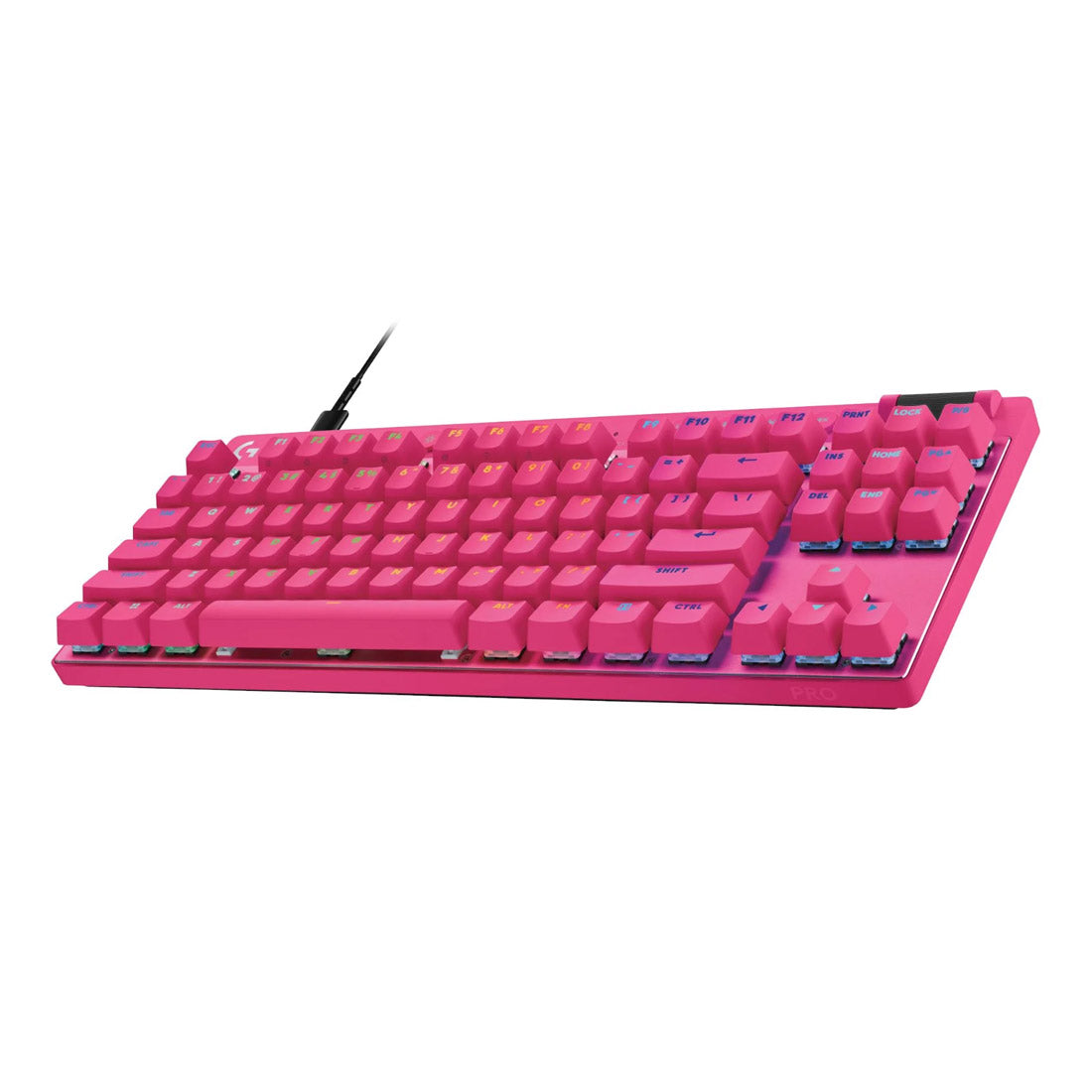 Logitech G PRO X TKL RAPID Tenkeyless Gaming Keyboard w/ Magnetic Analog Switches - Magenta