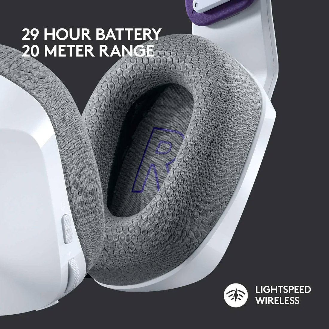 Logitech G733 Lightspeed Wireless RGB RAM Gaming Headset - White