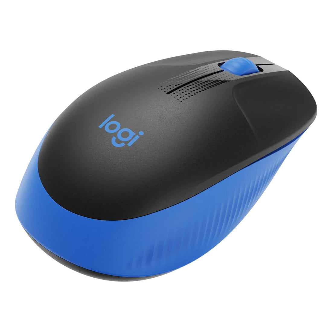 Logitech M190 Full Size Wireless Mouse - Blue