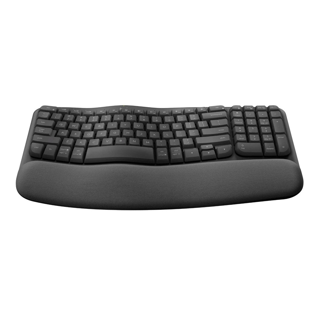 Logitech Wave Keys Wireless Ergonomic Keyboard - Graphite