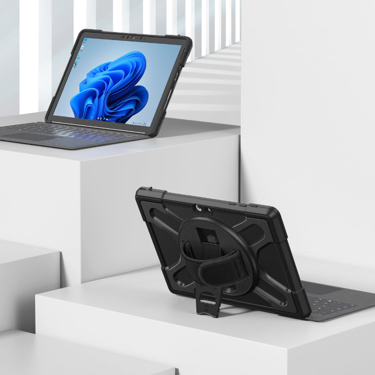 Strike Microsoft Surface Go 1/2/3/4 Rugged Case with Hand Strap
