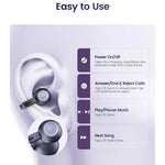 Mojawa StarClip Open-Ear Wireless Earbuds - Silver Moonlight