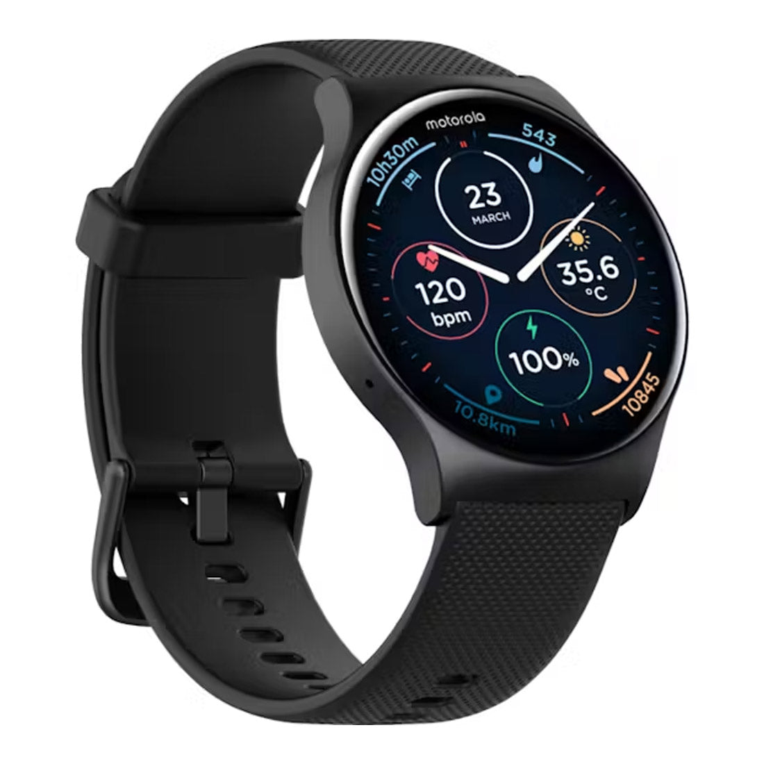 Motorola moto Watch 120 Smart Watch - Black
