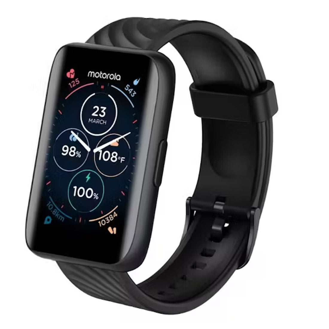 Motorola moto Watch 40 Smart Watch - Black