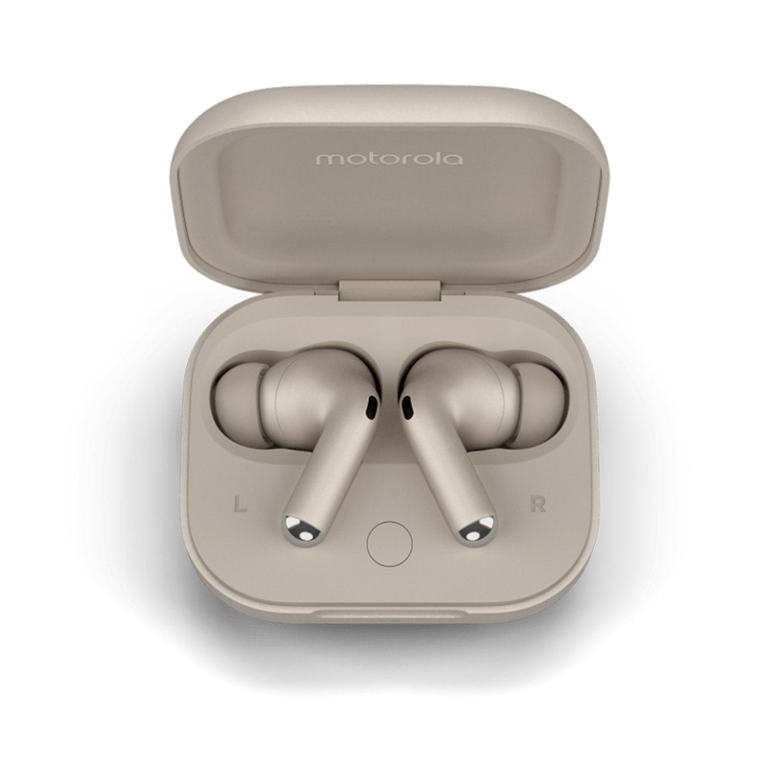 Motorola Moto Buds+ Noise Cancellation In-Ear Headphones - Sand
