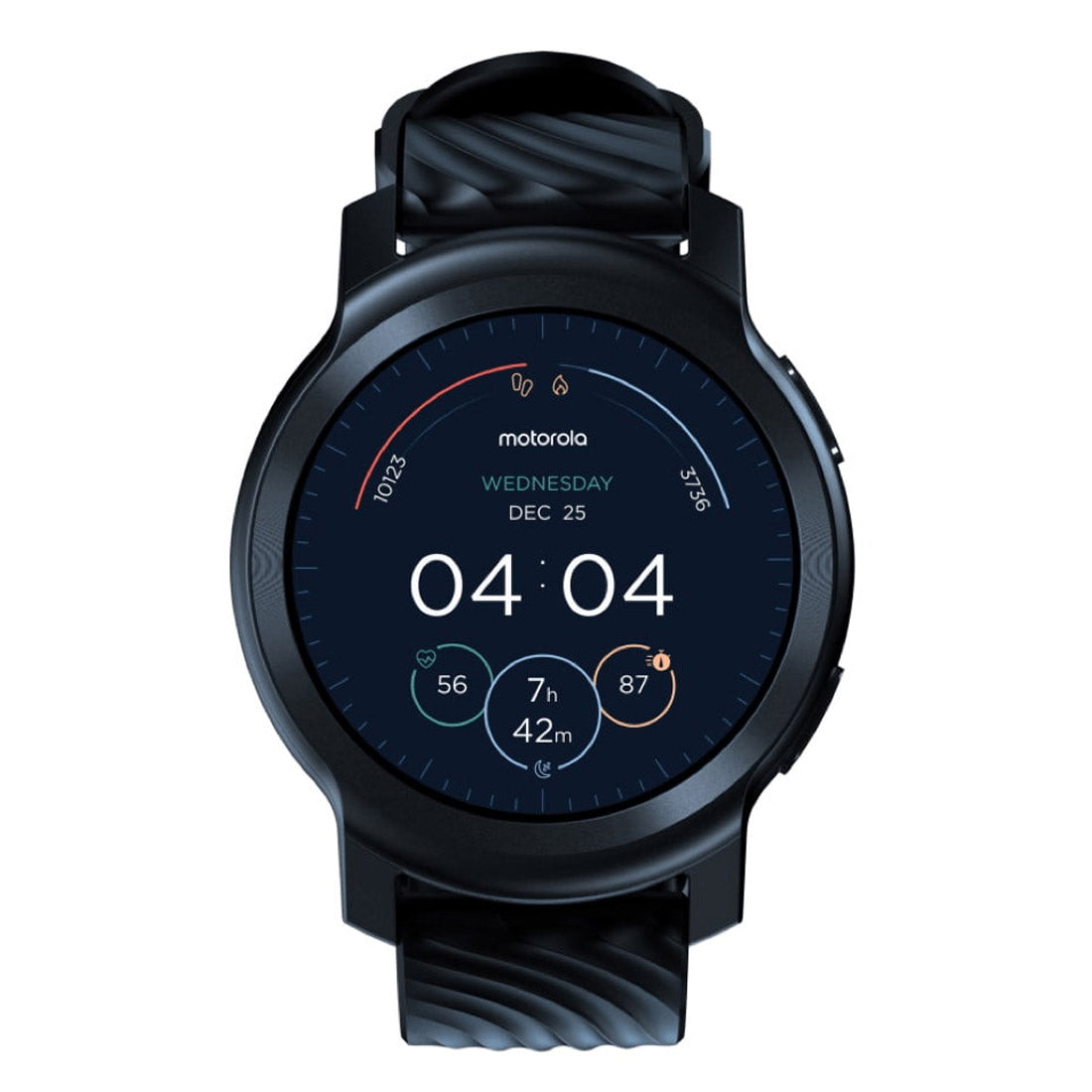 Motorola Moto Watch 100 42mm GPS Smart Watch [Open Box - New] - Black