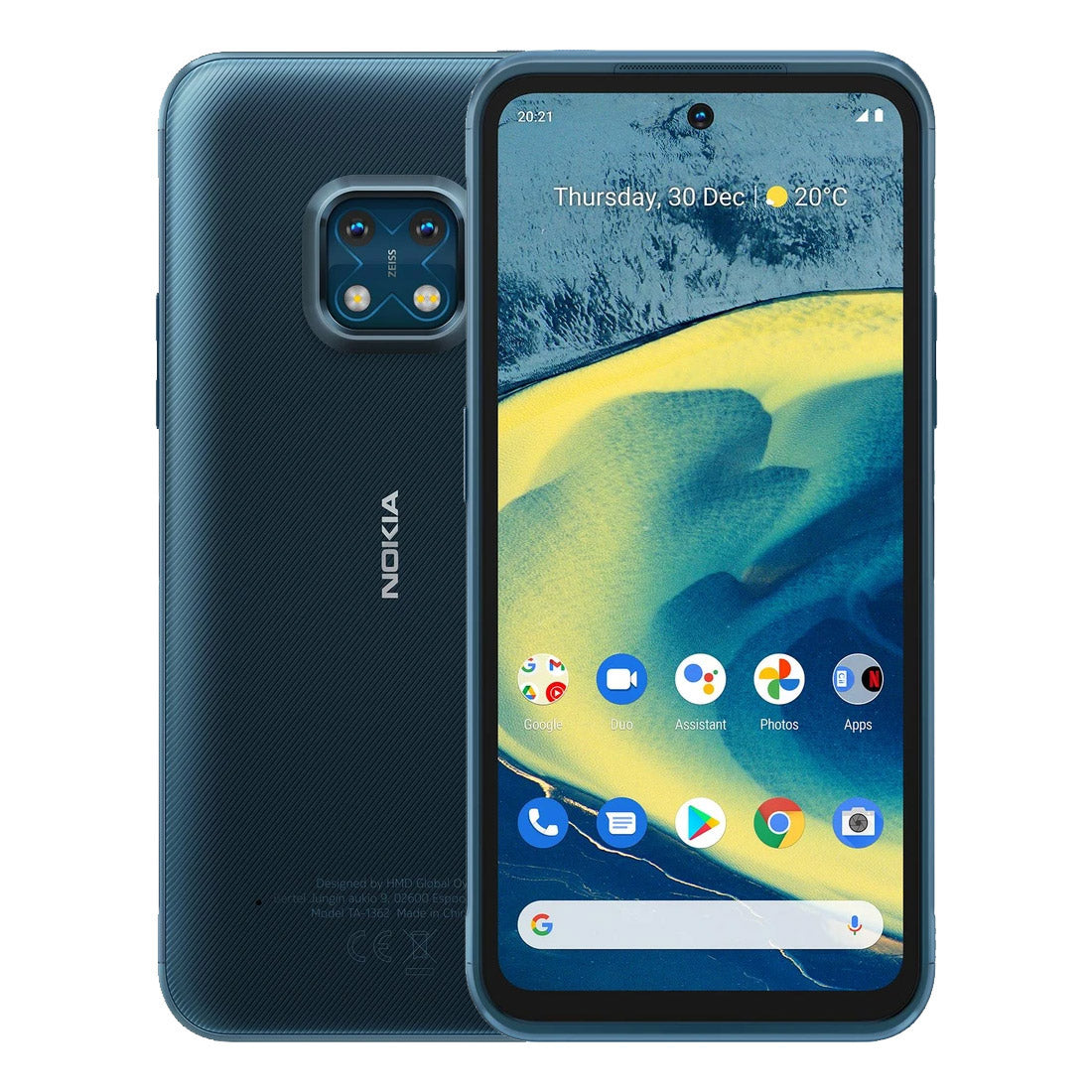 Nokia XR20 5G Rugged (6.67'', 128GB/6GB, IP68) Blue [Damage Box] - New Image