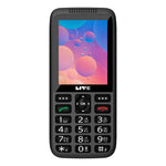 Opel Lite CandyBar 4G (Dual Sim, 2.8'', Keypad) - Deep Black