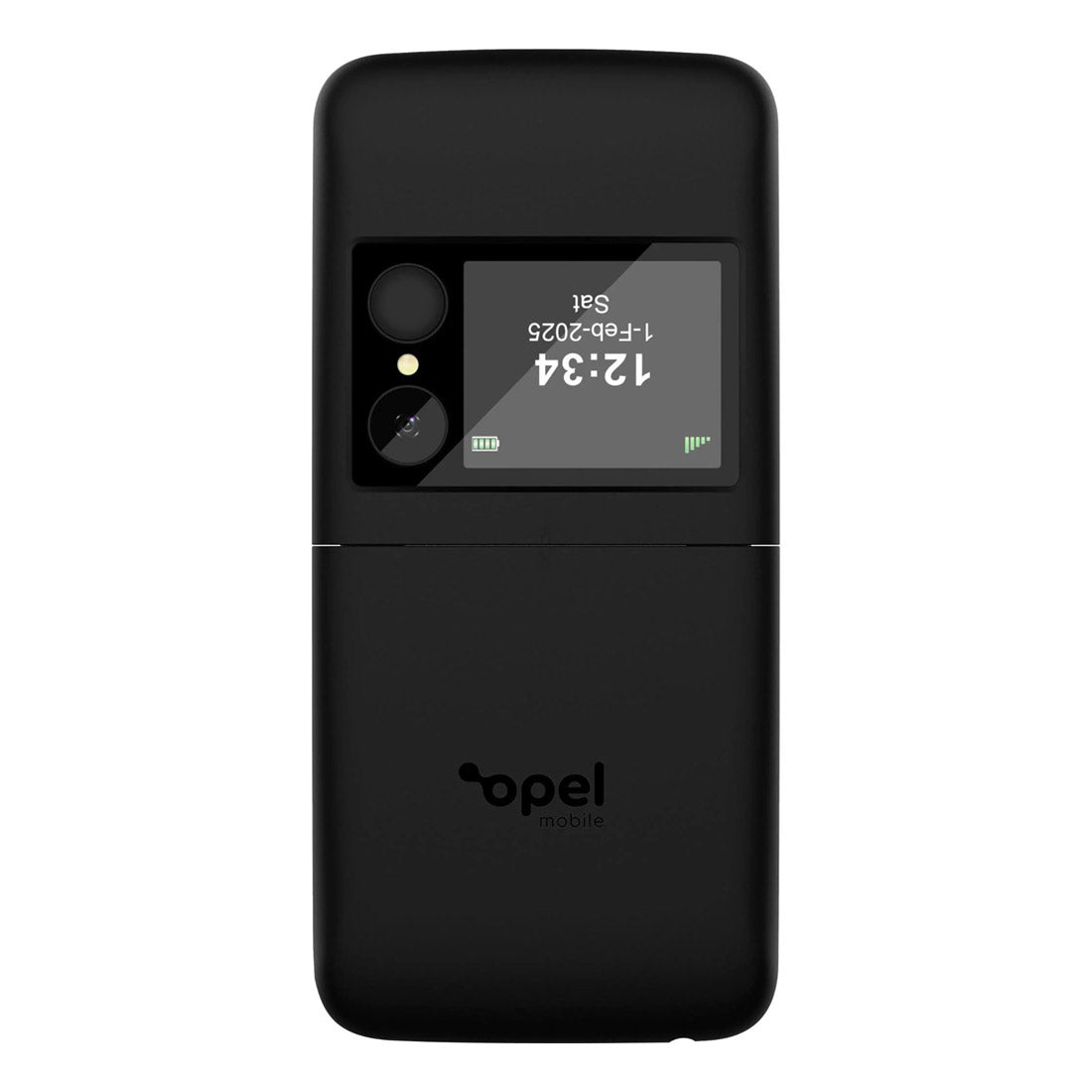 Opel Mobile Flip Fold 4G (2.4"- 128MB/64MB- OMFF24B) - Black