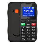 Opel Mobile Lite 5 (Dual Sim, Keypad w/Charging Cradle, OML524B) - Black Image