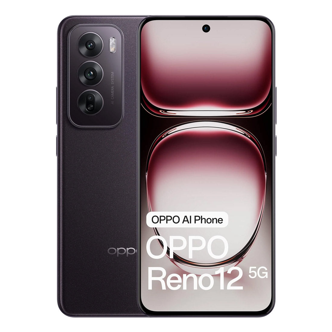 OPPO Reno12 5G (Dual Sim, 256GB/12GB, 6.7'') - Black Brown Image