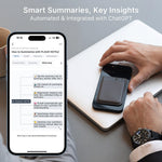 PLAUD NOTE ChatGPT Empowered AI Voice Recorder (Magnetic Case Included) - Black