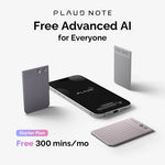 PLAUD NOTE ChatGPT Empowered AI Voice Recorder (Magnetic Case Included) - Black