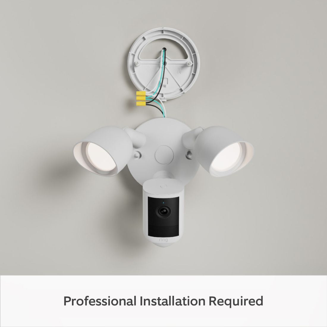 Ring Floodlight Cam Wired (2nd Gen) - White