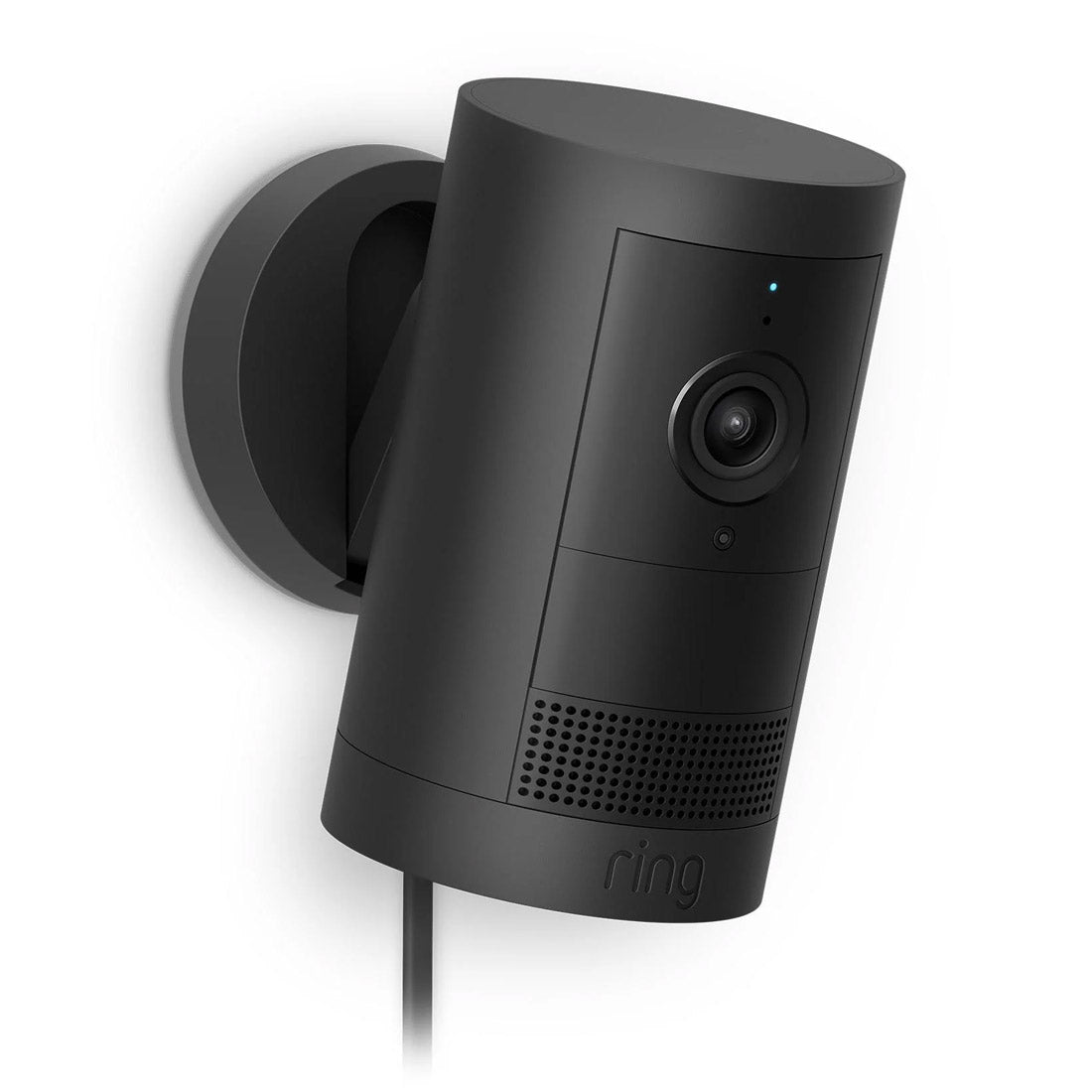 Ring Outdoor Security Camera Plus 2K Plug-In - Black