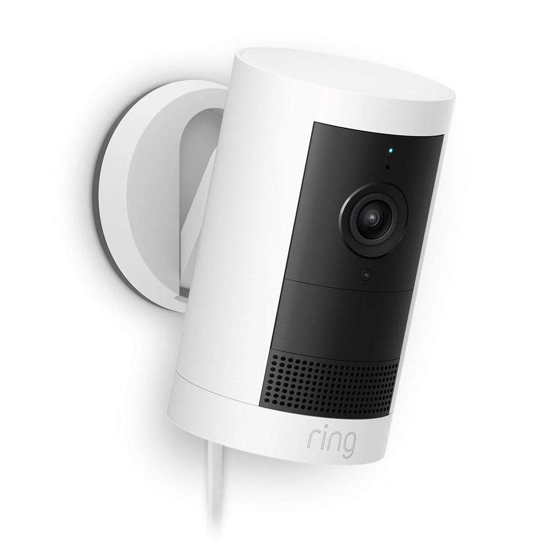 Ring Outdoor Security Camera Plus 2K Plug-In - White