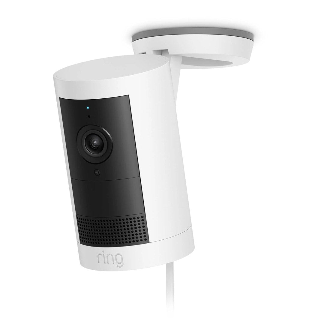 Ring Outdoor Security Camera Plus 2K Plug-In - White
