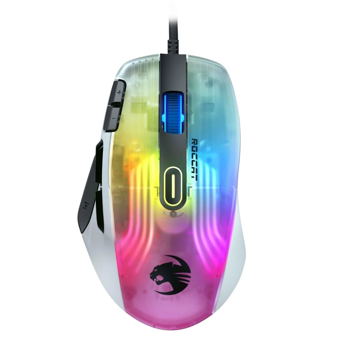 Roccat Kone XP Ergonomic Performance 3D Lighting RGB RAM Wired Gaming Mouse - White