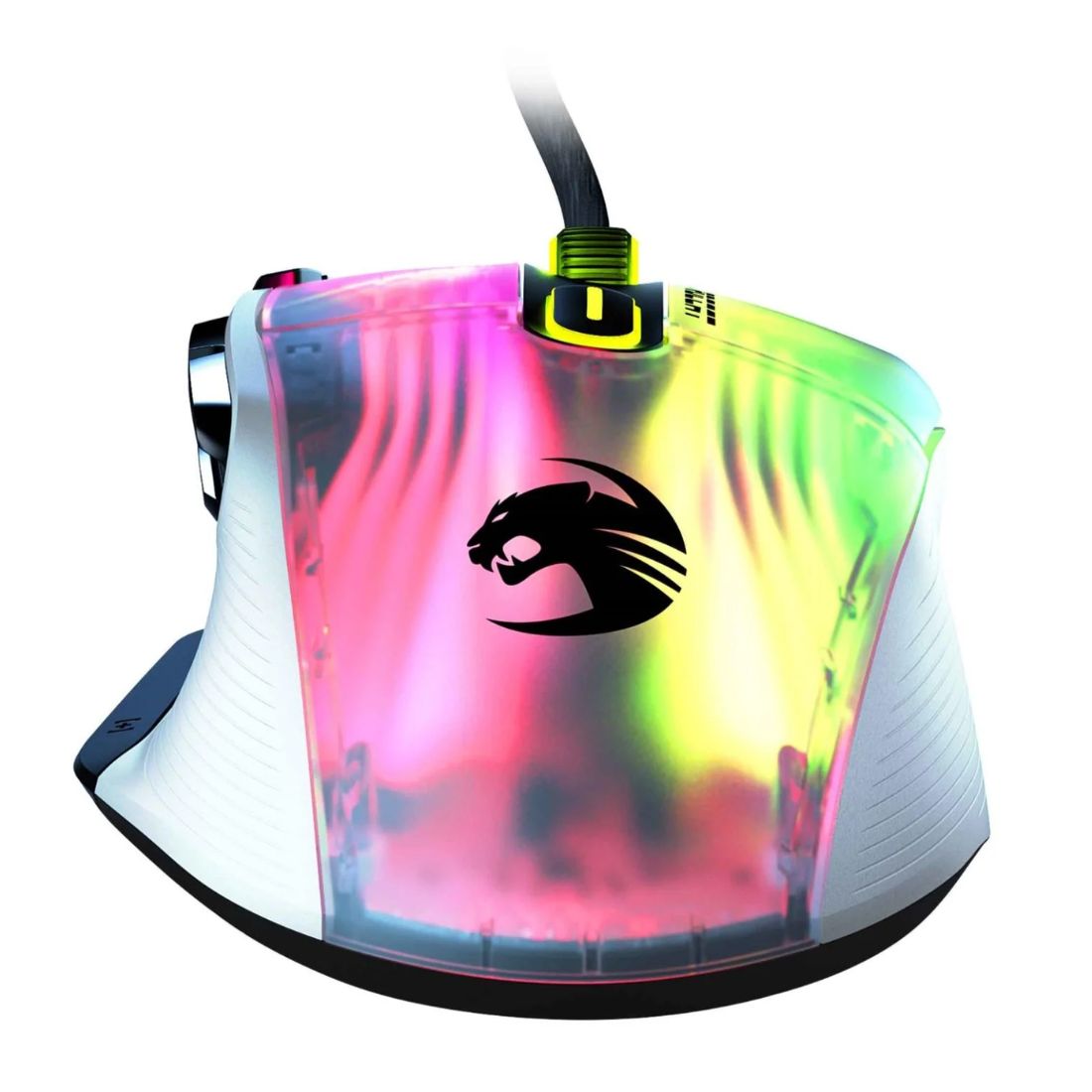 Roccat Kone XP Ergonomic Performance 3D Lighting RGB RAM Wired Gaming Mouse - White