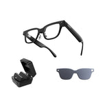 Rokid AI Smart Glasses w/ Power Capsule and Clip-on Sunglasses Special Bundle