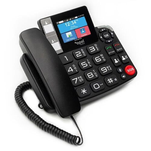 Opel 4G Unlocked Mobile Wireless Home/Desk Phone with Big Buttons and SOS for seniors