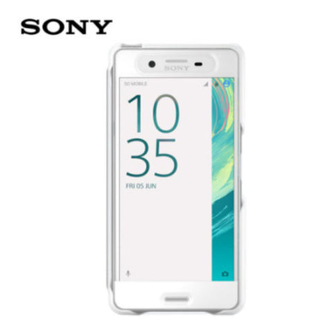 Official Sony SCR56 Xperia X Performance Style Cover Touch Case - White