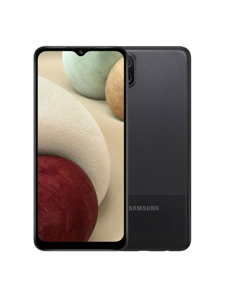 Black Samsung Galaxy A12 - 6.5" 128GB/4GB RAM 5000 mAh Vodafone Prepaid Bundle