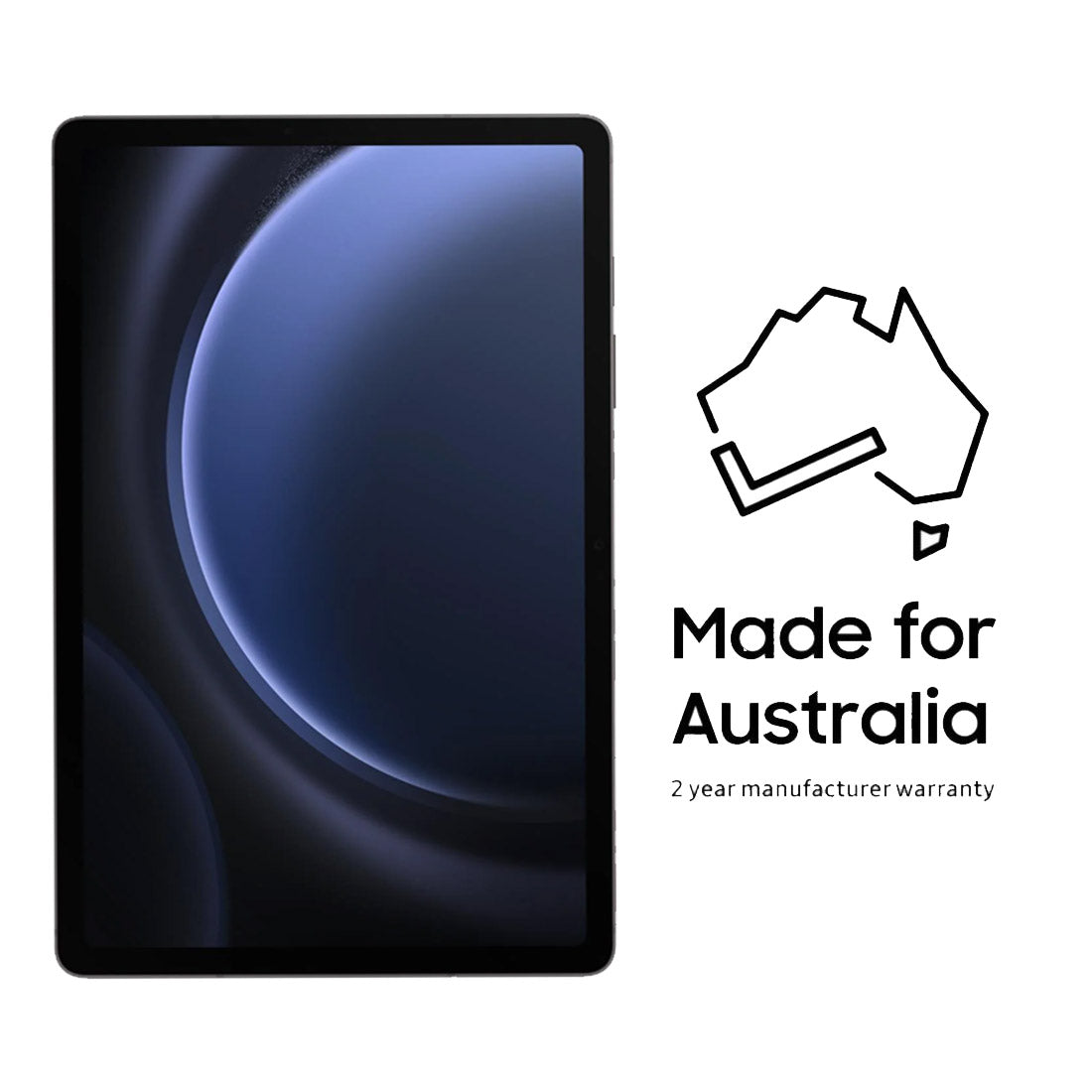 Samsung Galaxy Tab S9 FE+ Plus 5G (128GB/8GB RAM  12.4"- SM-X616B) - Grey