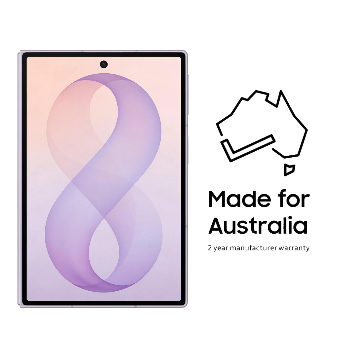 Samsung Galaxy Z Fold8 5G (Dual Sim- 256GB/12GB RAM  7.6"- SM-F971BL) - Lavender(OS)