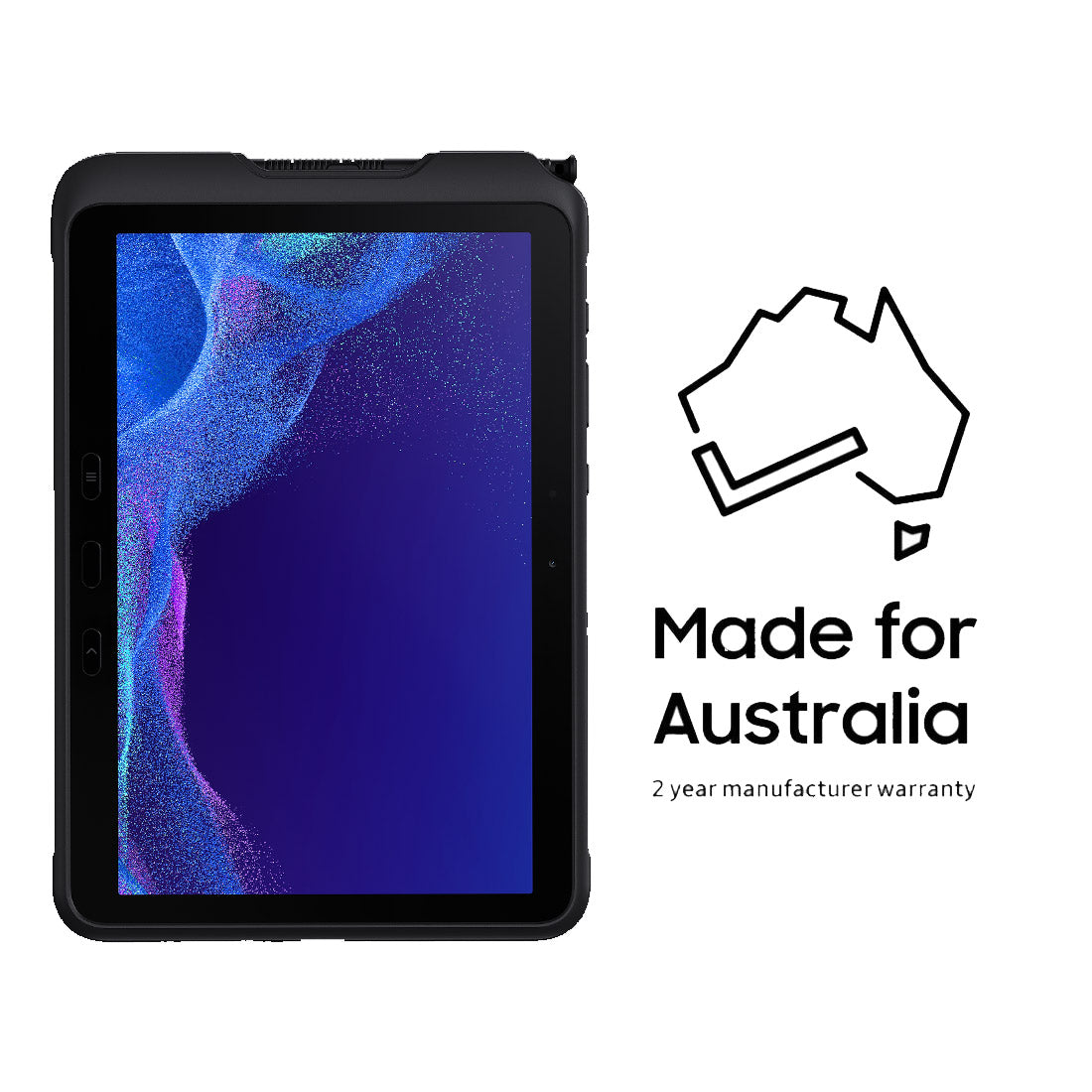 Samsung Galaxy Tab Active4 Pro 5G (64GB/4GB RAM  10"- SM-T636BZKAXSA) -  Black