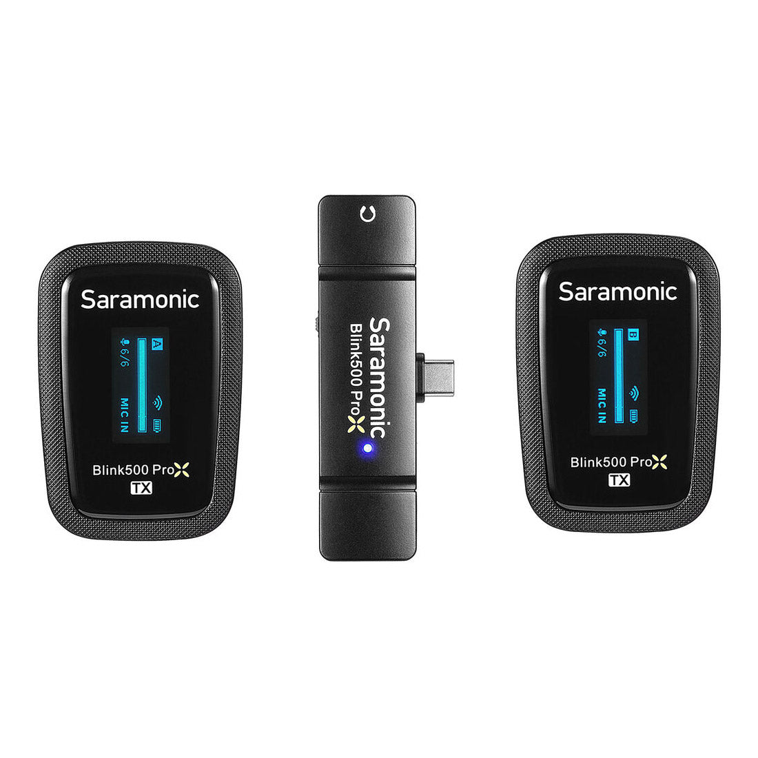 Saramonic Blink500 ProX B6 Dual-channel Wireless Microphone System w/ USB-C Connector (TX+TX+RXUC)