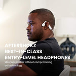 Shokz OpenMove Bone Conduction Open-Ear Lifestyle/Sport Headphones - White