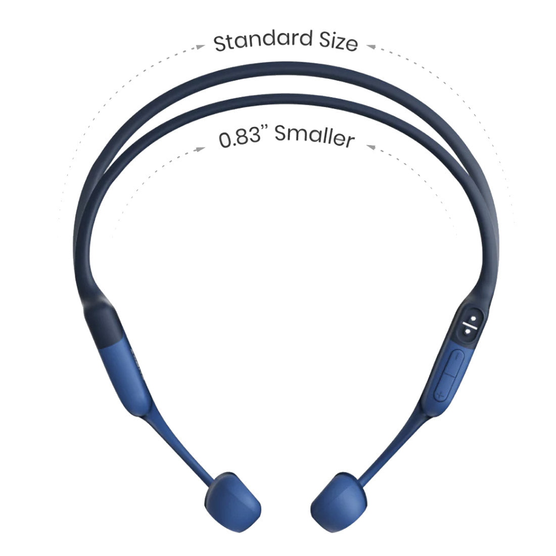 Shokz OpenRun Mini Bluetooth Open-Ear Endurance Headphones - Blue