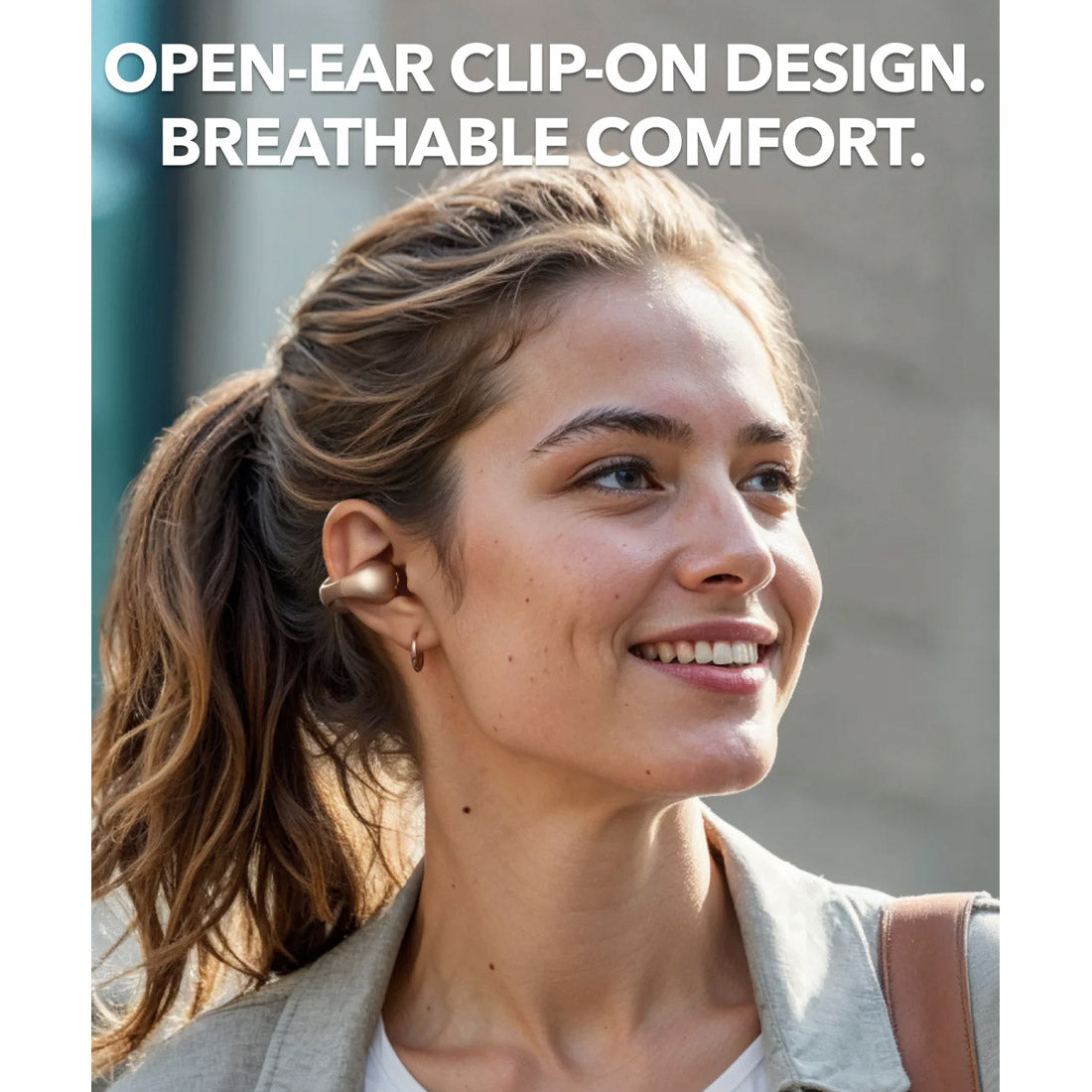 Soundcore C40i True Wireless Clip-On Earbuds - Desert Bronze
